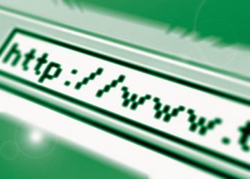 URL in browser address bar