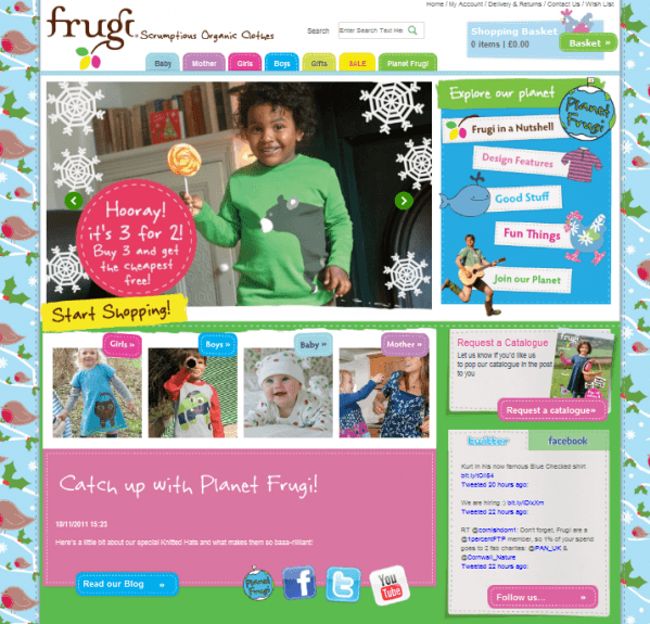 Frugi homepage