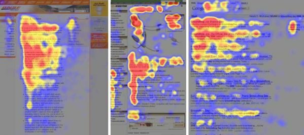 F reading pattern eyetracking Jakob Nielsen