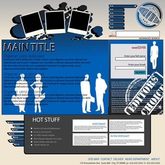 website layout. Image shot 07/2010. Exact date unknown.