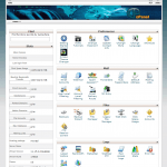 Screenshot of a web hosting control panel