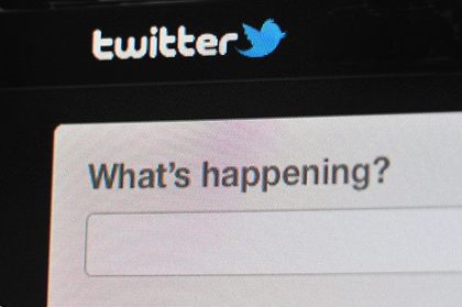 Twitter homepage