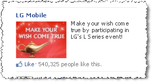 LG mobile ad