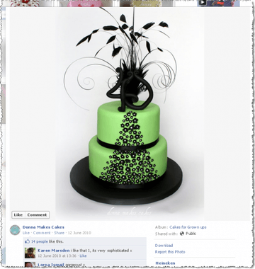 Green hat cake