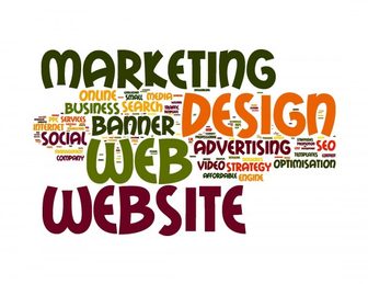 Online marketing keywords: website design, seo...