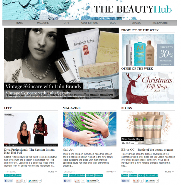 Look Fantastic Beauty hub