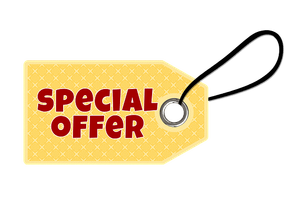 Special offer tag