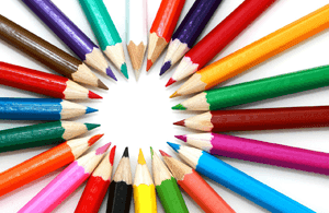 Image of coloured pencils