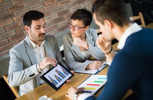 Image of business people in a meeting