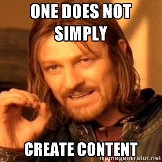 Content marketing meme