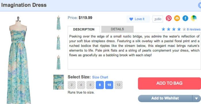 ModCloth.com product description