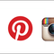 Pinterest and Instagram logos