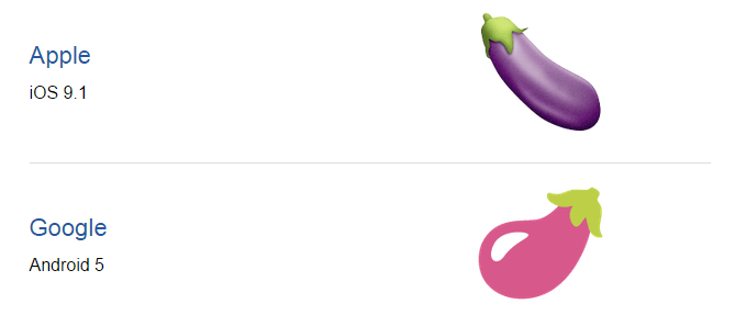 Aubergine emoji