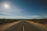 Image of an open road
