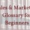 Sales and Marketing Glossary for Beginners