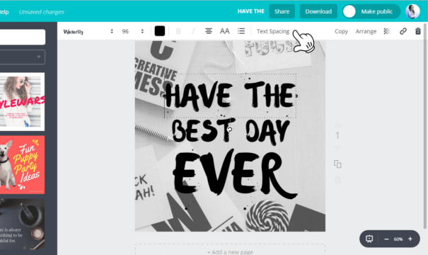 Canva changes