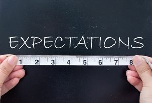 Manage expectations