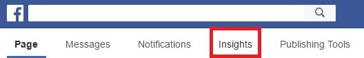 Facebook Insights Menu
