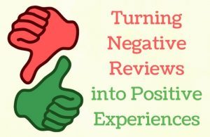 Turning Negative Reviews into Positive Experiences