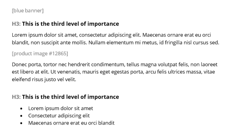 How to write design directions in copy