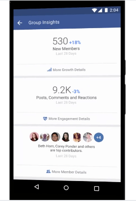 Facebook Group Insights