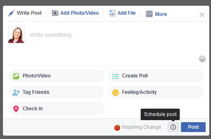 Facebook Group Post Scheduling