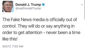Donald Trump fake news