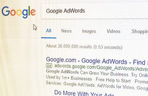 Google AdWords ad