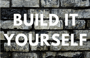 Build it yourself on brick background