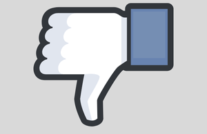 Facebook dislike thumbs-down