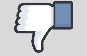 Facebook dislike thumbs-down