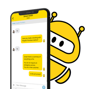 Image of Yell's Messaging chatbot, Hartley