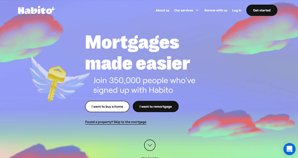 Habito homepage rebrand