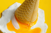 Image of a dropped ice cream