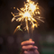 Sparkler in a hand