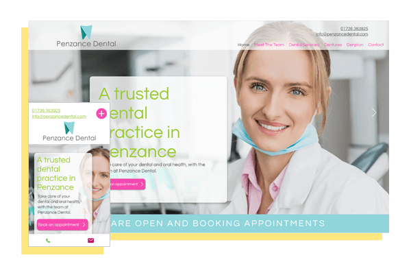 Digital Marketing for Dentists -  business website