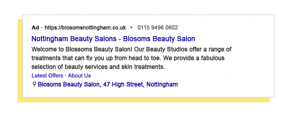 PPC for Beauty Salons
