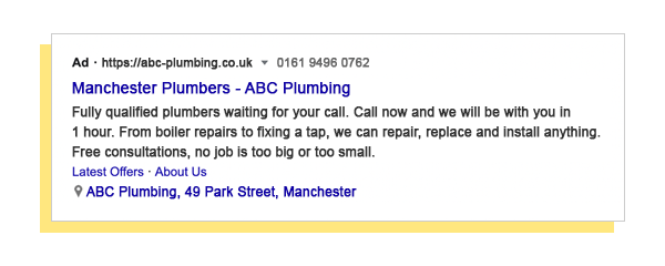 PPC for Plumbers Google Ads