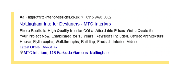 PPC for Interior Designers Google Ads