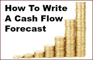 how to write a cash flow forecast