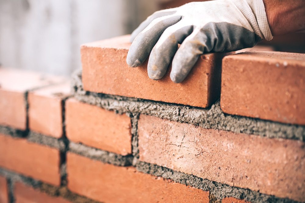 Brick, Construction, Person