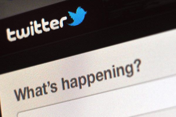 Twitter homepage