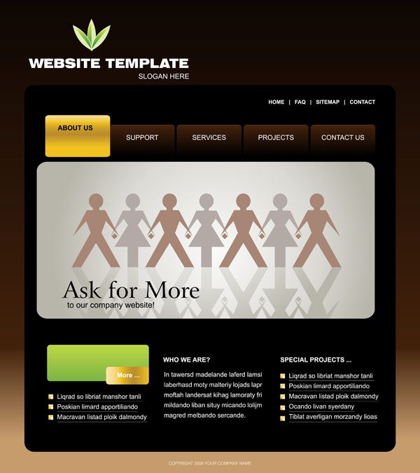 website-design-website-template Website template