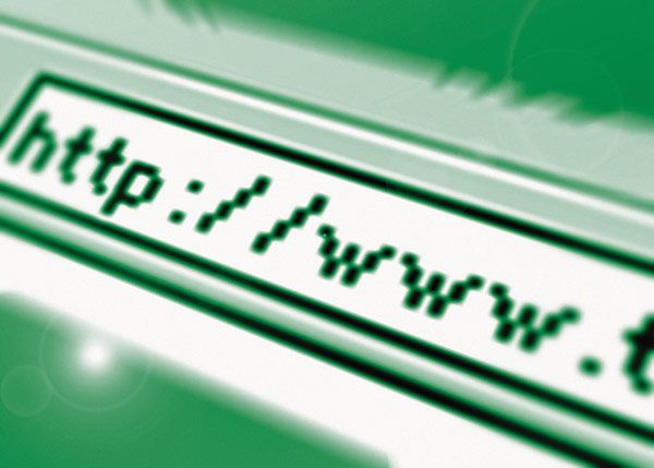 URL in browser address bar
