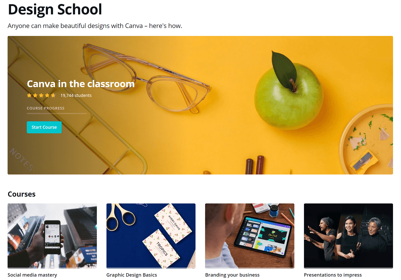 Canva design school